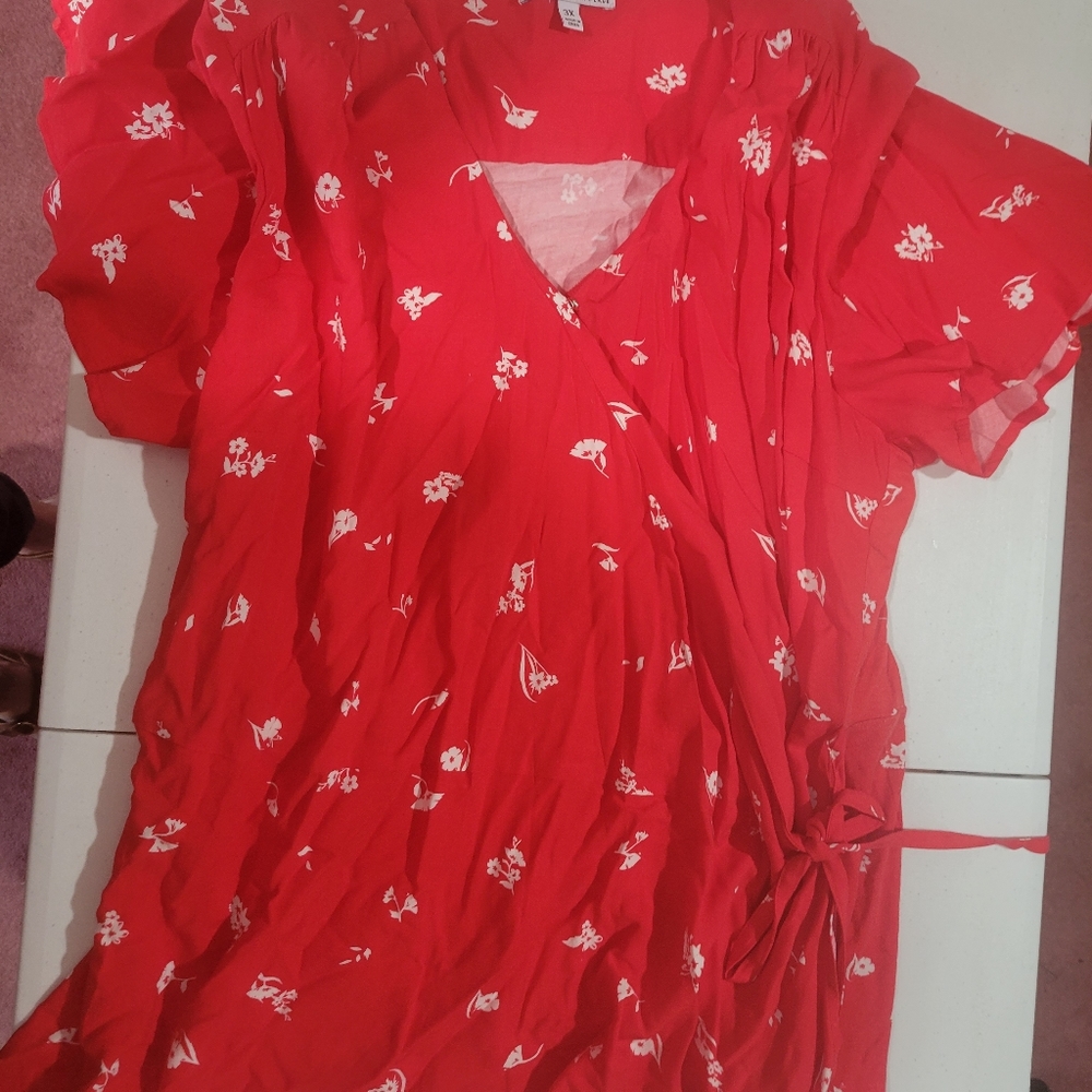 Wrap around blouse
